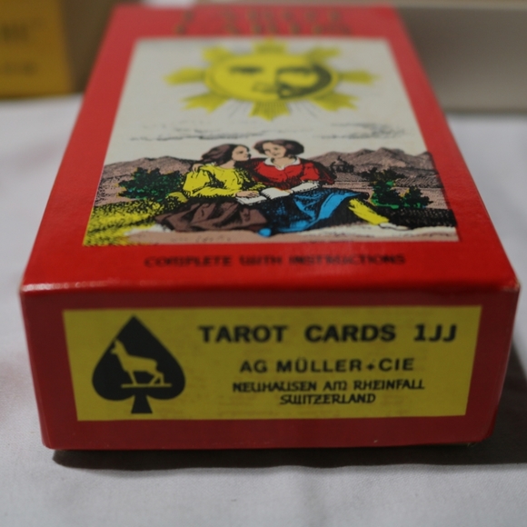 SOLD!!  VTG Tarot Card Deluxe Edition 1JJ Deck Switzerland - Picture 10 of 13